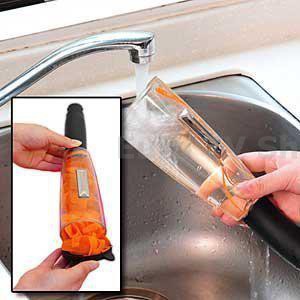 Белачка с контейнер – без разхвърляни обелки и чист кухненски плот