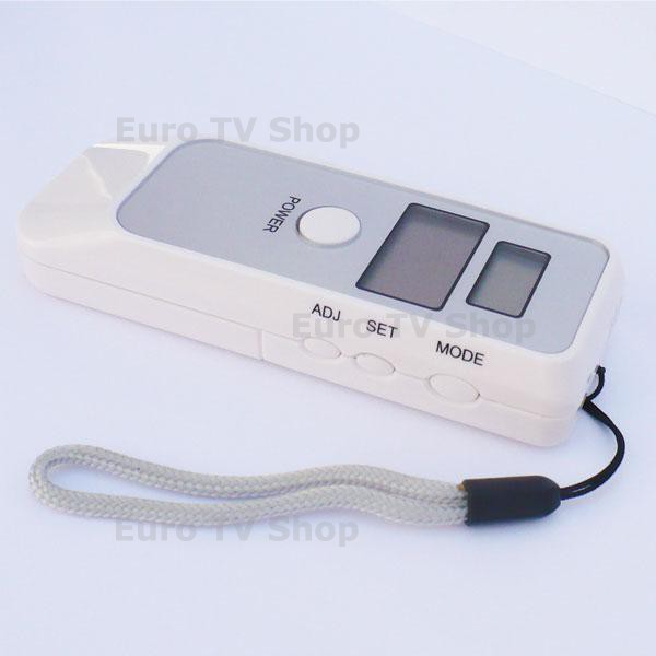 Алкохолен тестер (дрегер) с LCD дисплей и 2 индикатора – 10–15 сек