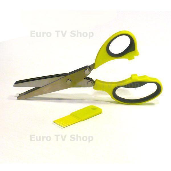 Ножица за подправки Always Fresh Cut – 5 остриета за 5 пъти по-бързо рязане (21 см)