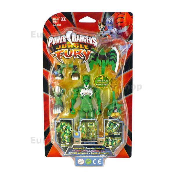 Power Rangers Jungle Fury слон трансформър 12 см – 4 вида трансформиране