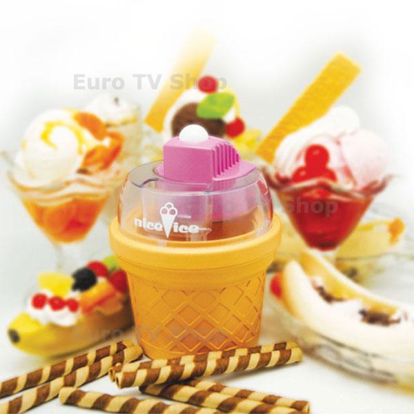 Nice Ice (Найс Айс) – машина за домашен сладолед с охлаждащи контейнери и рецепти