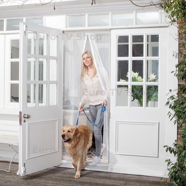 Мрежа против насекоми Snap Screen – бяла (2+1 промоция, 18 магнита)