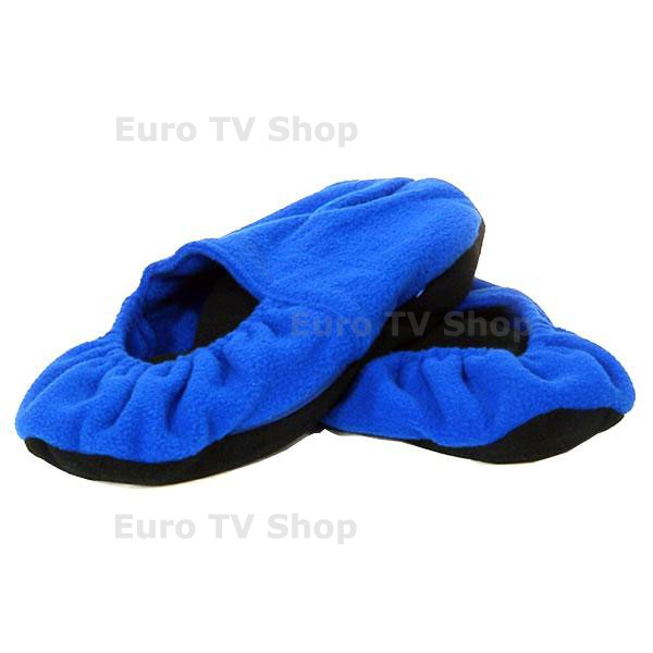 Затоплящи пантофи Топлър за микровълнова – сини (36–45)