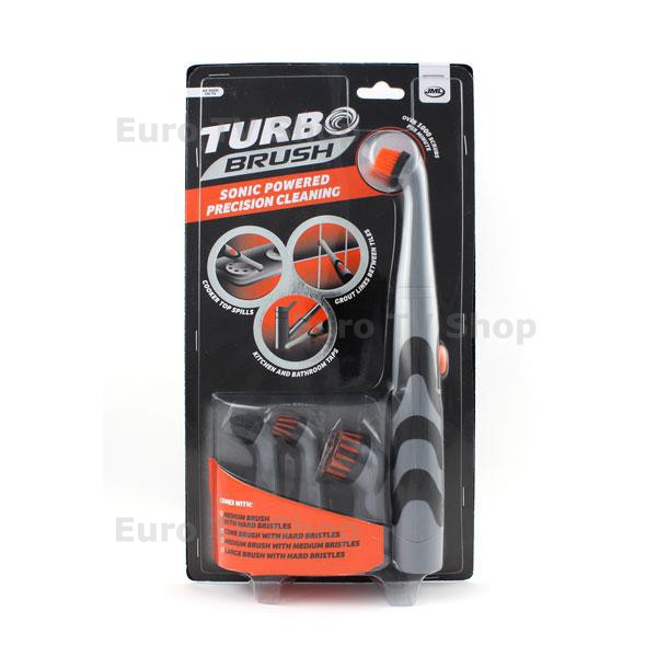 Турбо четка Doktor Power – 4 накрайника и дръжка за труднодостъпни места (12 000 вибрации/мин)