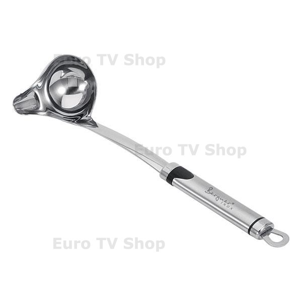 Прибор за сос Bergner от неръждаема стомана – инокс, 29.3 x 8.8 см