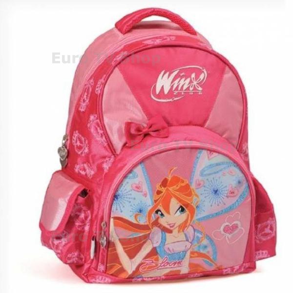 Училищна раница за момиче BLOOM WINX – розова, с джоб за вода