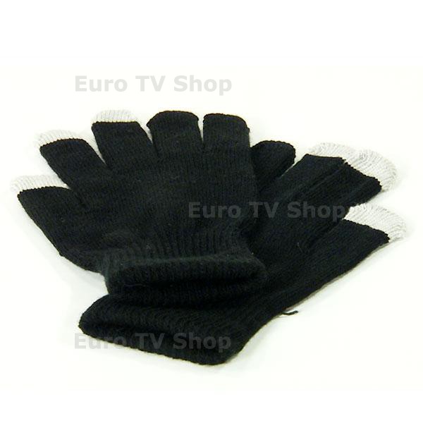 Ръкавици за Touchscreen display - черни